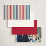 "Embroidery" - Mini Note Cards in Berry by Heather Schertzer - Back of Card Options