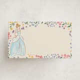 "Princess garden party" - Mini Note Cards in Buttercream by Cass Loh - Front