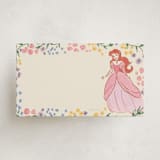"Princess garden party" - Mini Note Cards in Buttercream by Cass Loh - Front