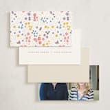 "Princess garden party" - Mini Note Cards in Buttercream by Cass Loh - Back of Card Options
