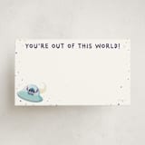 "Out of this World" - Mini Note Cards in Sky by Sherley Ferreira - Front