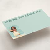 "Make Way, Make Way" - Mini Note Cards in Shell by Itsy Belle Studio - Detail