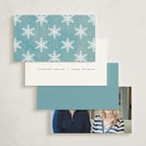 "Disney's Elsa Snowflake Magic" - Mini Note Cards in Turquoise by Holly Whitcomb - Back of Card Options