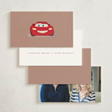 "Disney and Pixar's Lightning McQueen Pit Stop" - Mini Note Cards in Cloud by tinaleeart - Back of Card Options
