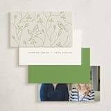 "Blooming Letters" - Mini Note Cards in Spring by Alize Cetintas Kure - Back of Card Options