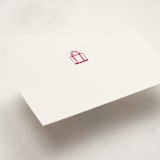 "Boat Tote" - Mini Note Cards in Lobster by Erika Firm - Detail