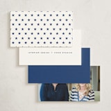 "Americana " - Mini Note Cards in Navy by Ilene Guy - Back of Card Options