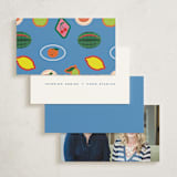 "little cutie sticker" - Mini Note Cards in Aqua by Studio Suku - Back of Card Options