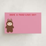 "Fabu-lous Valentine" - Mini Note Cards in Chocolate by Jennifer Lew - Front