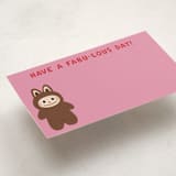 "Fabu-lous Valentine" - Mini Note Cards in Chocolate by Jennifer Lew - Detail