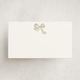 "Preppy Bow" - Mini Note Cards in Blush by Itsy Belle Studio - Front