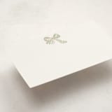 "Preppy Bow" - Mini Note Cards in Blush by Itsy Belle Studio - Detail