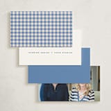 "ladybug picnic" - Mini Note Cards in Sky by Jennifer Lew - Back of Card Options