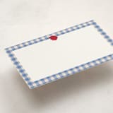 "ladybug picnic" - Mini Note Cards in Sky by Jennifer Lew - Detail