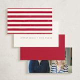 "American Flag" - Mini Note Cards in Parchment by Jennifer Lew - Back of Card Options