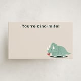 "TriceraTOPS Friend" - Mini Note Cards in Everglade by Kacey Kendrick Wagner - Front