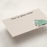 "TriceraTOPS Friend" - Mini Note Cards in Everglade by Kacey Kendrick Wagner - Detail