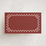 "Coziest Christmas" - Mini Note Cards in Poinsettia by Kelly Watkins - Front