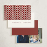 "Coziest Christmas" - Mini Note Cards in Poinsettia by Kelly Watkins - Back of Card Options