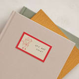 "Santa Outline" - Mini Note Cards in Santa by Angela Garrick - In-Situ
