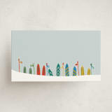"Ski Patrol" - Mini Note Cards in Sky by Erika Firm - Front