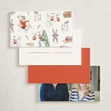 "Snow much fun" - Mini Note Cards in Santa Suit by Sarah Knight - Back of Card Options