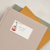 "Snow much fun" - Mini Note Cards in Santa Suit by Sarah Knight - In-Situ