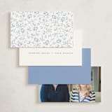 "Garden Roses" - Mini Note Cards in Sky by Robert and Stella - Back of Card Options