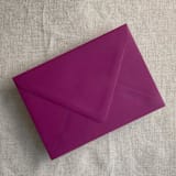 "Mulberry A7 euro flap envelope | PACK of 10" - Marketplace Envelopes in purple by Ivory Invitations