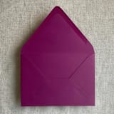 "Mulberry A7 euro flap envelope | PACK of 10" - Marketplace Envelopes in purple by Ivory Invitations