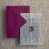 "Mulberry A7 euro flap envelope | PACK of 10" - Marketplace Envelopes in purple by Ivory Invitations