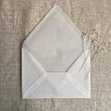 "Translucent vellum A7 euro flap envelope | pack of 10" - Envelopes in white by Ivory Invitations
