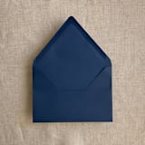 "Navy A7 euro flap envelope | PACK of 25" - Envelopes in blue by Ivory Invitations