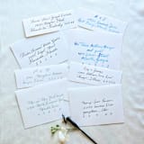 "Custom Calligraphy Envelope Addressing- Calligraphy Services Only- Recipient Addressing with Return Address" - Envelopes in multicolor by Inkspiringletters