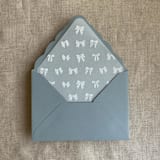 "Dust blue A7 venetian flap envelope | PACK of 25" - Envelopes in blue by Ivory Invitations