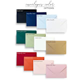 "Set of 10, Envelopes with Velvet Liner Elegant, Custom Colors Handmade Envelopes, Euro Flap" - Envelopes in multicolorassorted-colors by Self Stationery
