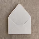 "Soft white A7 deckled edge euro flap envelope | PACK of 10" - Envelopes in white by Ivory Invitations