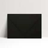 "A7 Black Euro Flap Envelopes, Pack of 25" - Envelopes in black by Studio Lavender