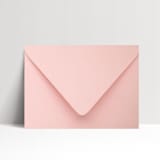 "A7 Cipria Pink Euro Flap Envelopes, Pack of 25" - Envelopes in pink by Studio Lavender