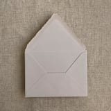 "Bare blush A7 deckled edge euro flap envelope | PACK of 10" - Envelopes in beige by Ivory Invitations