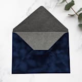 "A7 Navy Velvet Envelopes (Set of 10)" - Envelopes in blue by Caroline Russo