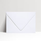 "A7 Solar White Euro Flap Envelopes, Pack of 25" - Envelopes in white by Studio Lavender