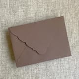 "Suede A7 Venetian  Flap Envelope | Pack of 25" - Envelopes in brown by Ivory Invitations
