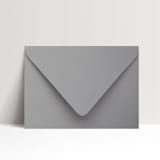 "A7 Grey Euro Flap Envelopes, Pack of 25" - Envelopes in gray by Studio Lavender