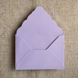 "Lavender A7 venetian flap envelope | PACK of 25" - Envelopes in purple by Ivory Invitations