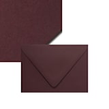 "A7 Claret/Maroon Euro Flap Envelopes, Pack of 25" - Envelopes in red by Studio Lavender