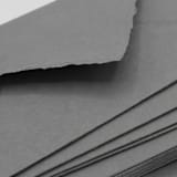 "A7 Cotton Deckled Edge Envelopes - Gray 5.25" x 7.25" Cotton Handmade Deckle Edge /  Gray Deckle Edge Envelopes, Set of 25" - Envelopes in gray by Ellie OBrien