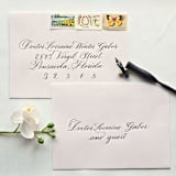 "Custom Calligraphy Envelope Addressing- Calligraphy Services Only- Recipient Addressing with Inner Envelope Names" - Envelopes in multicolor by Inkspiringletters