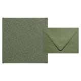 "A7 Seedling Green Euro Flap Envelopes, Pack of 25" - Envelopes in green by Studio Lavender