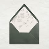 "A7 Pre-Lined Envelopes // Thyme (Set of 25)" - Envelopes in green by Clover and Lamb